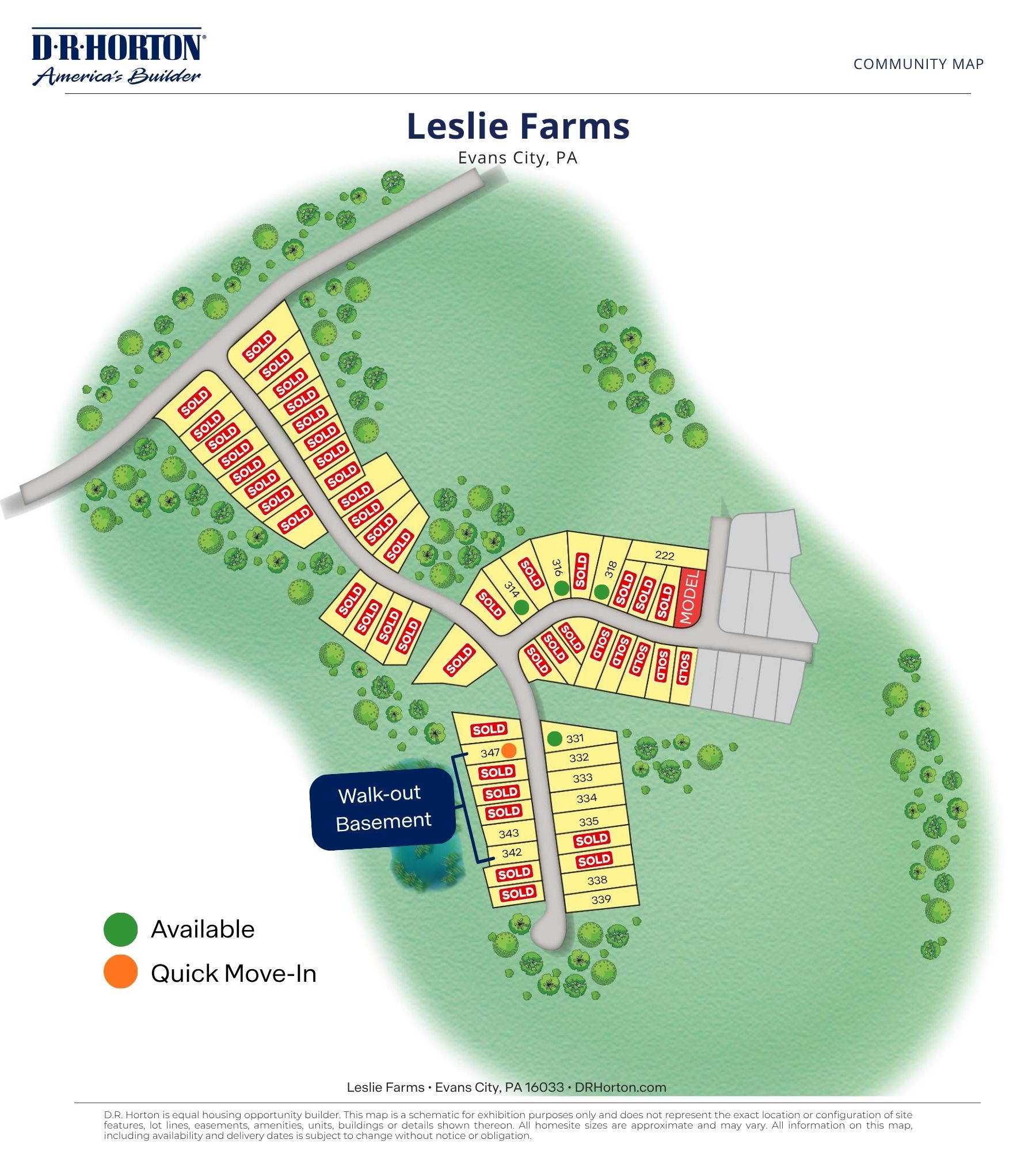Static Lot Map