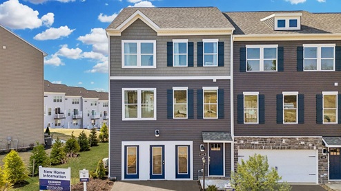 Exterior of Rolling Hills model unit