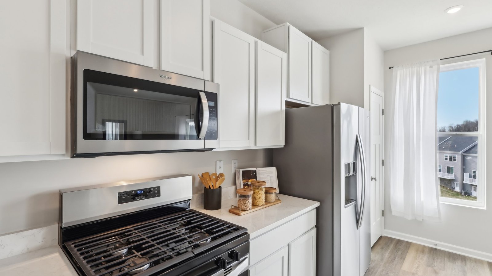 kitchen with stainless steel appliances