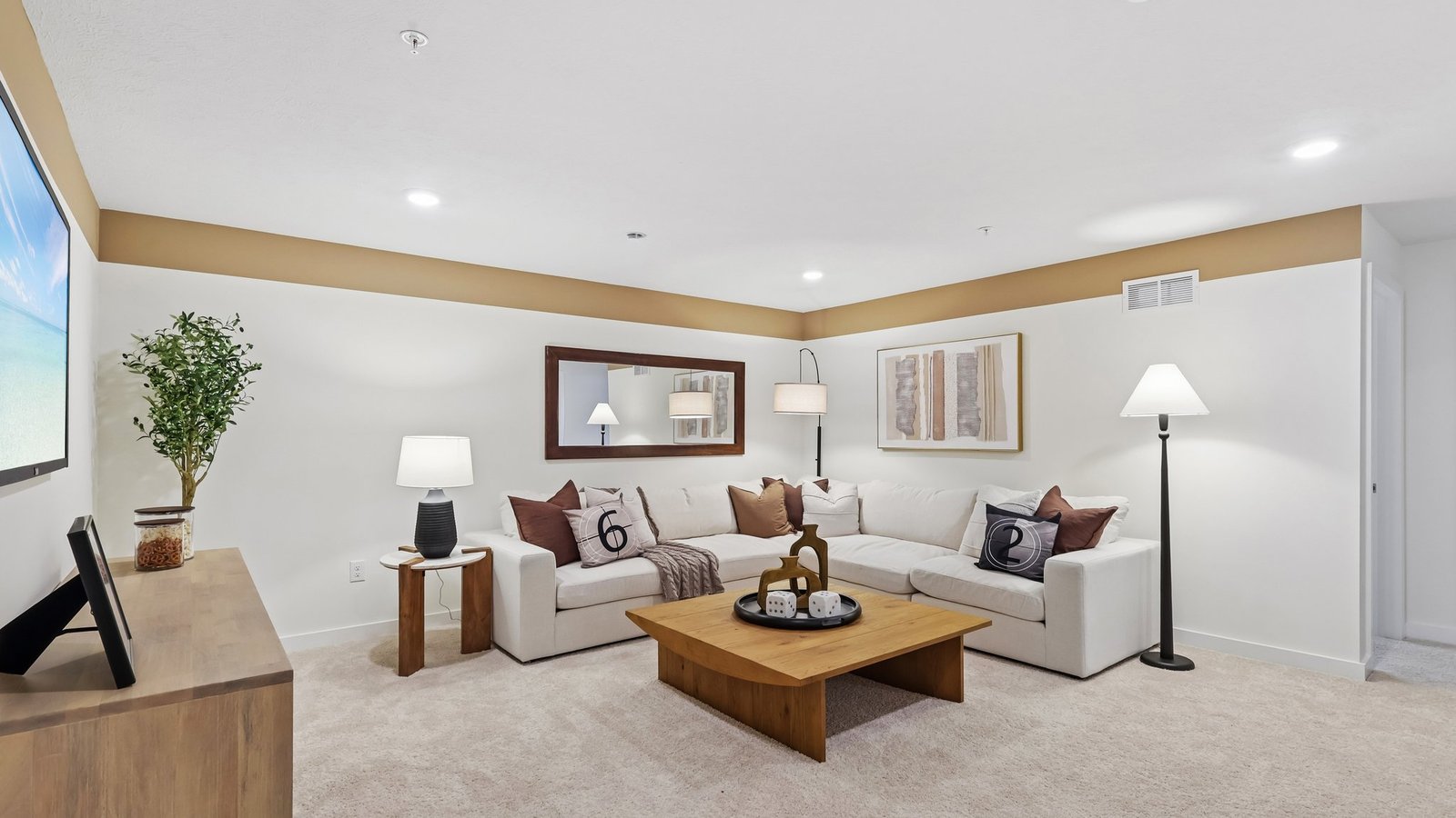 Finished basement