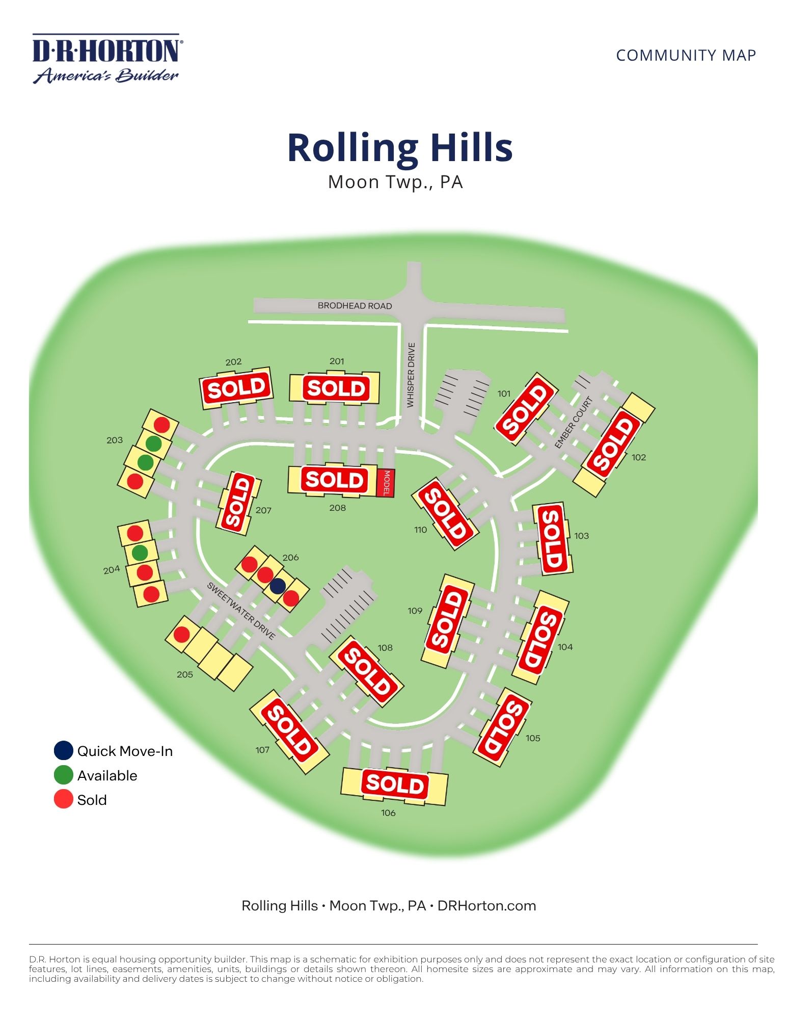 Static Lot Map