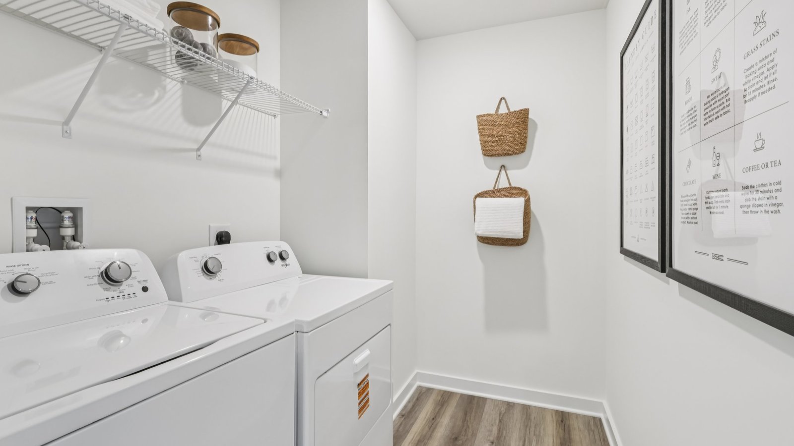 Galen spacious laundry room on second floor
