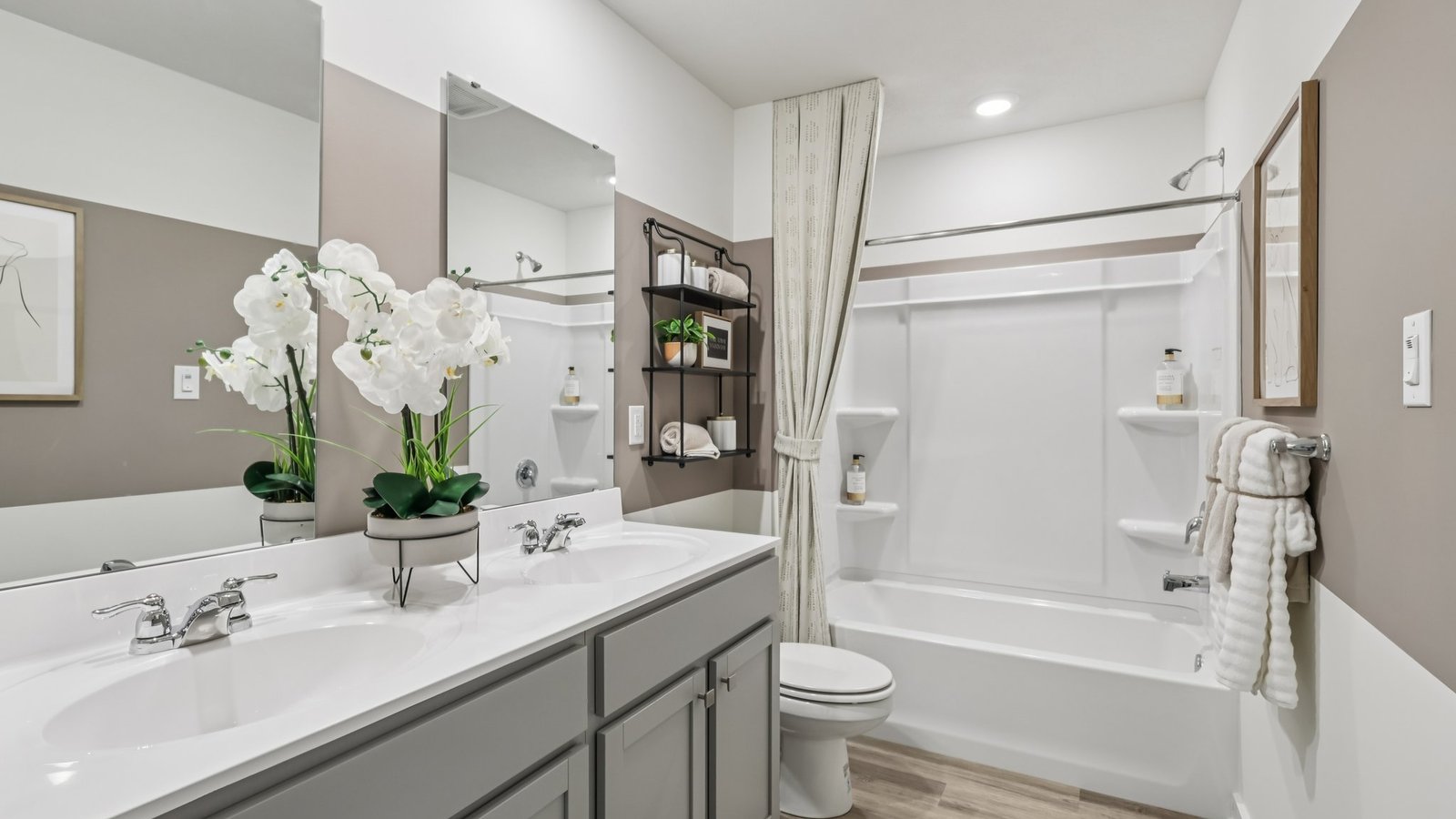 Galen secondary bedroom with double sinks