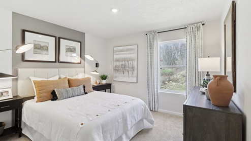 Galen second bedroom with large window