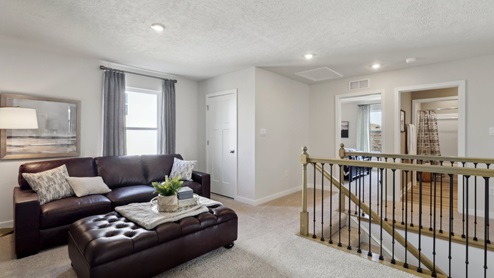 upper level loft area in Hadley florrplan