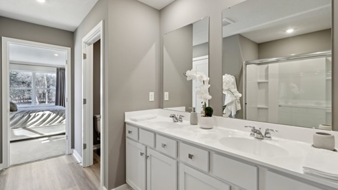 primary ensuite bathroom in Hadley