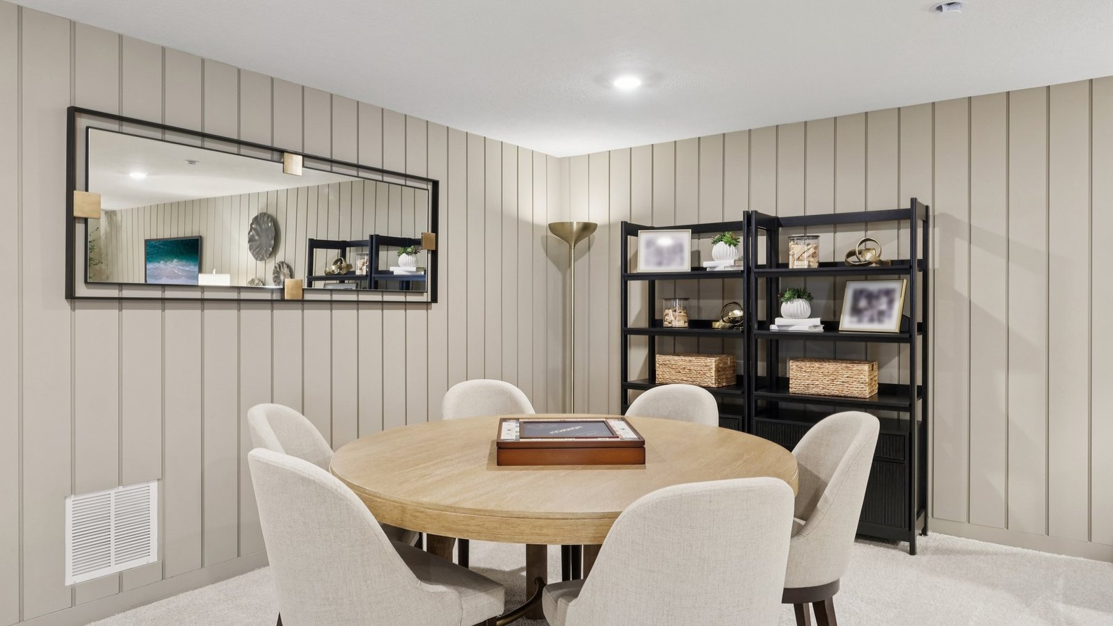 Spacious finished basement