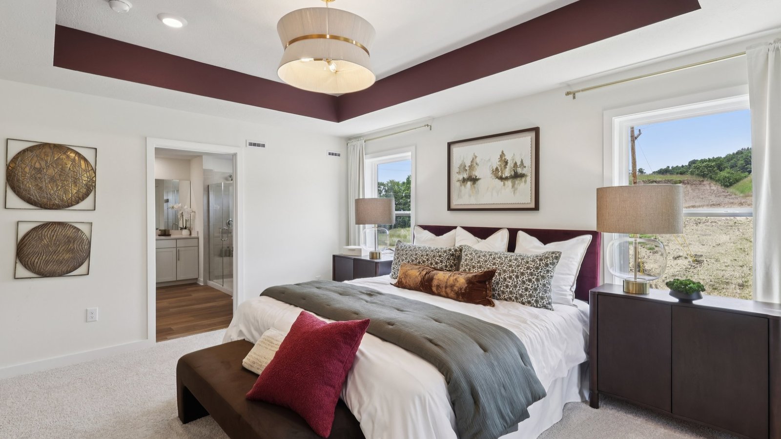 Large primary bedroom suite