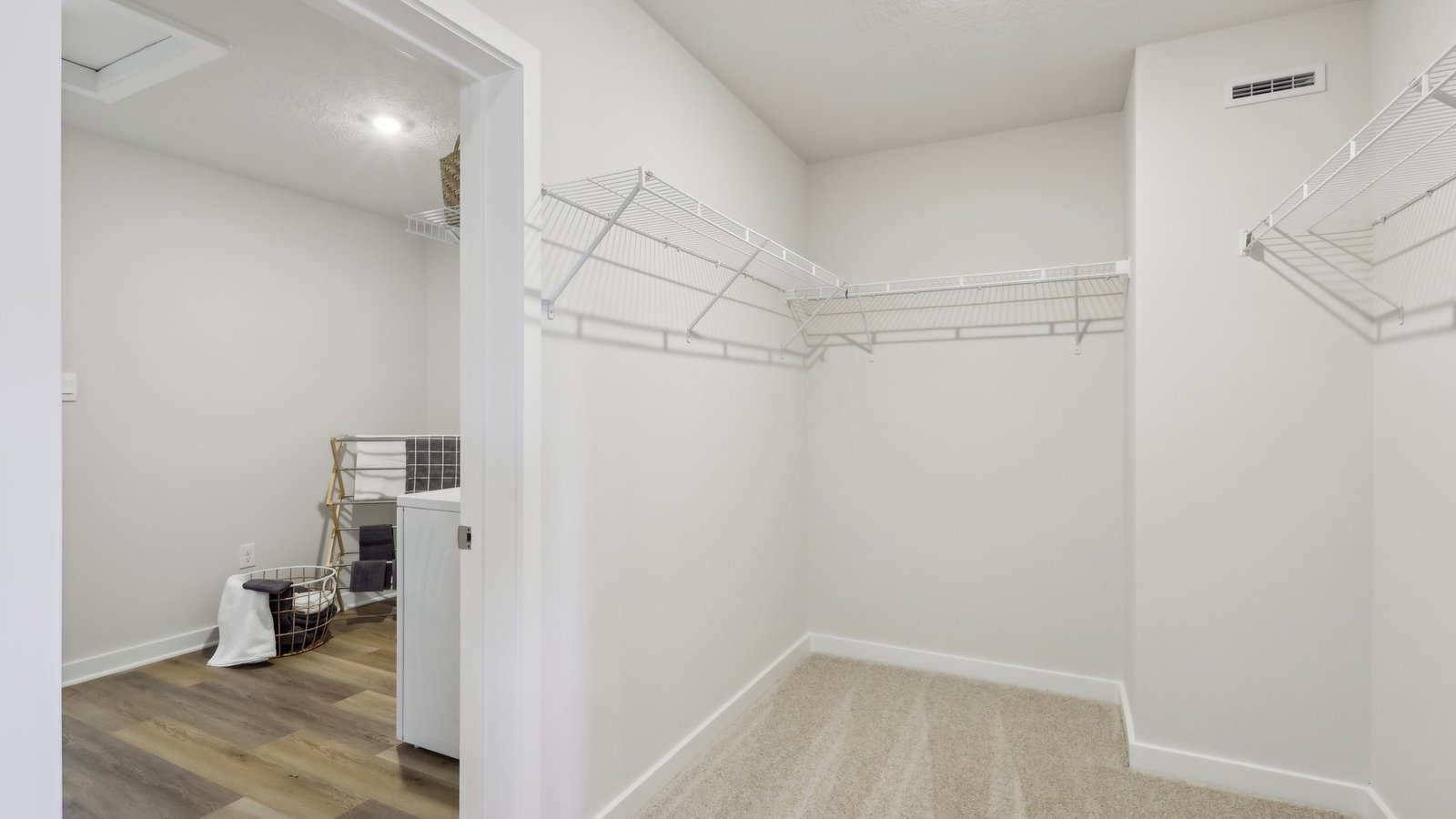 Primary walk-in closet