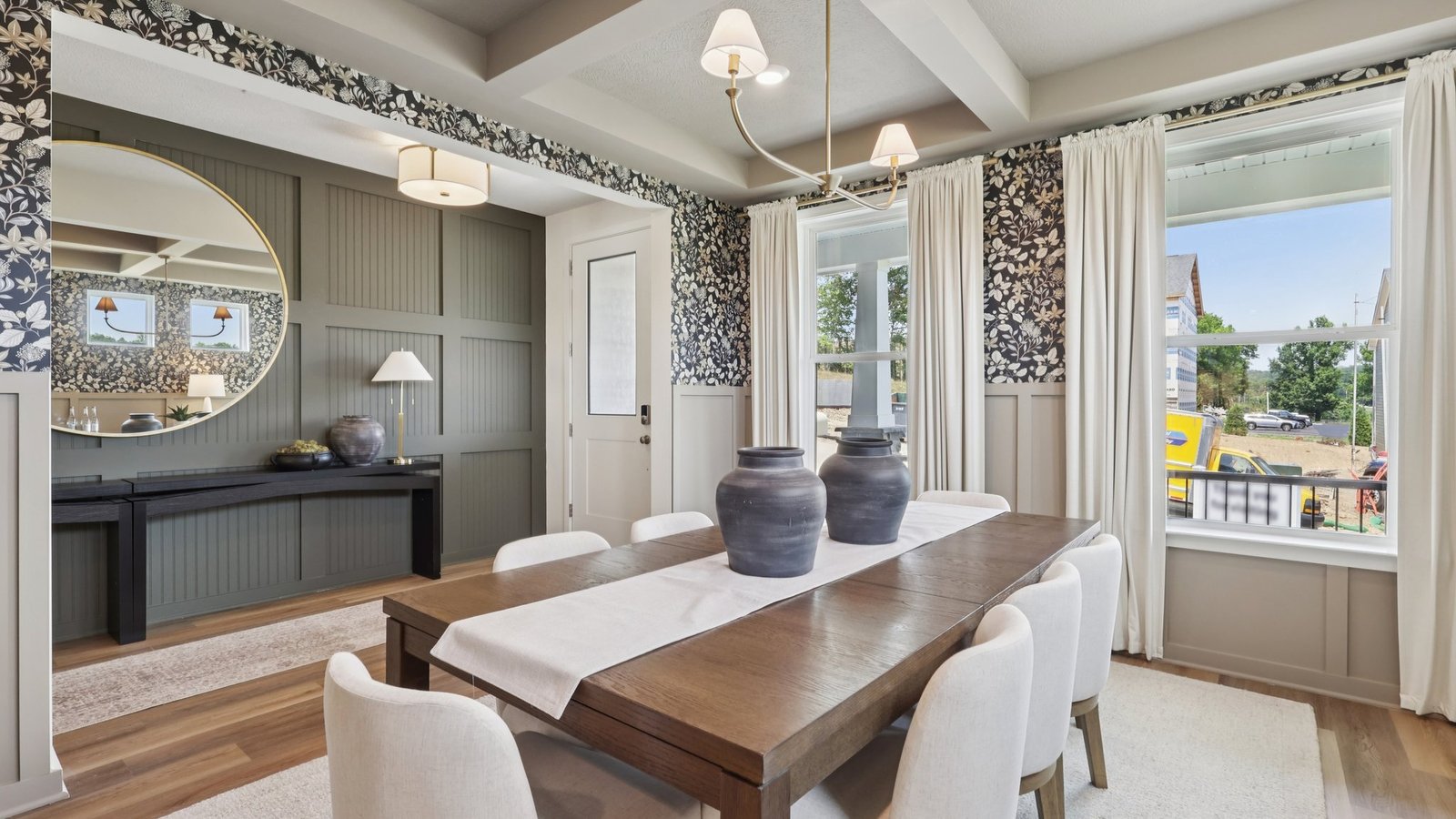 Formal dining area off of entry