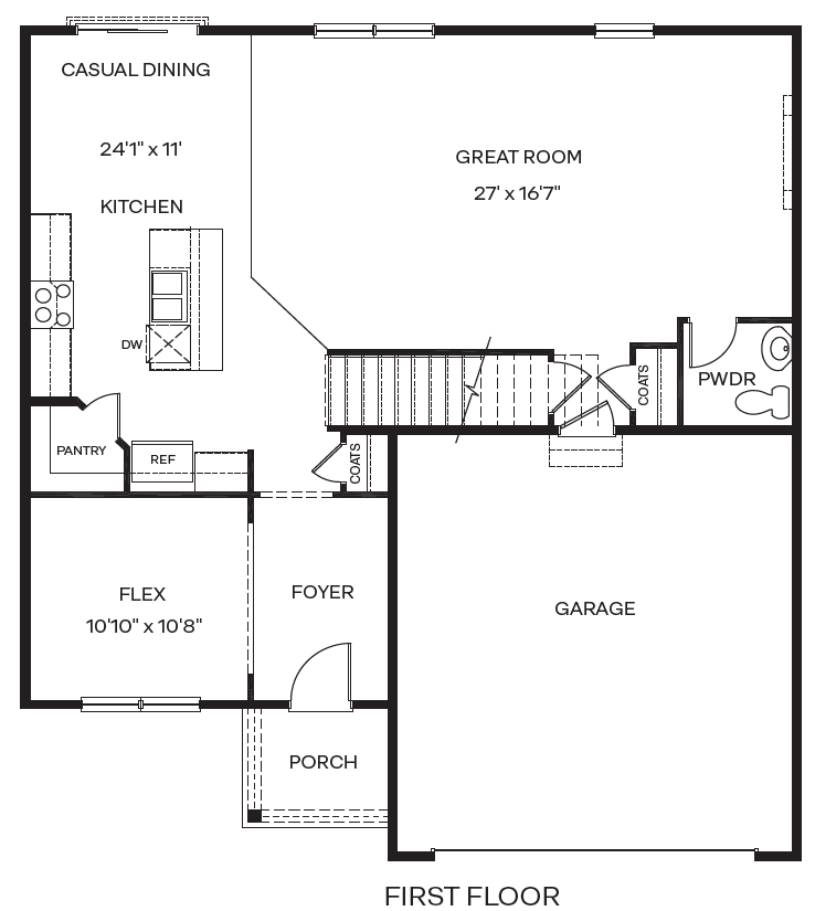 first floor