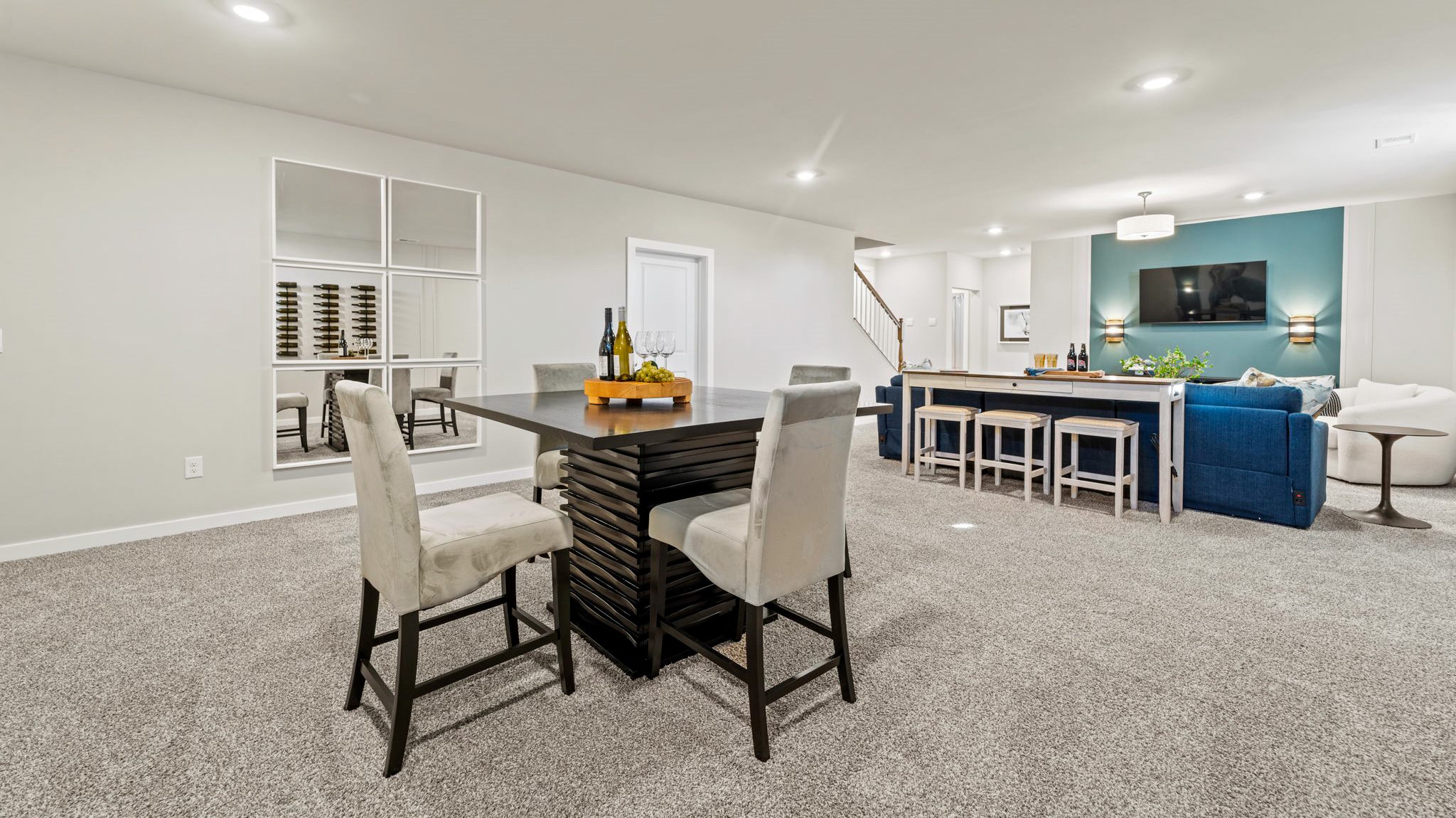 Finished lower level