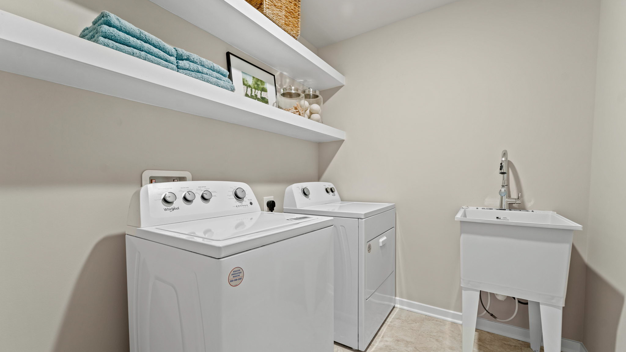 Laundry room upstairs