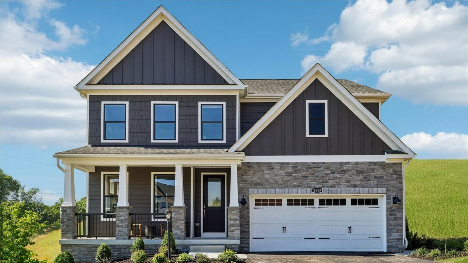 Exterior of The Preserve at Blue Run Model Home