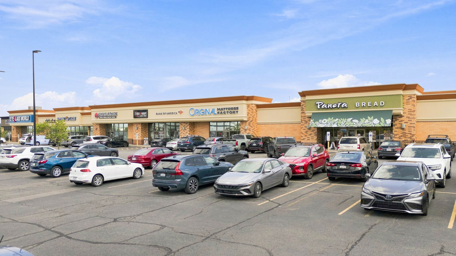 Dining plaza in Robinson