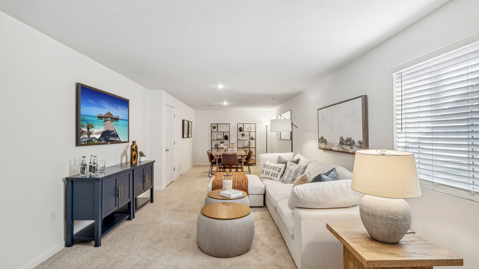 Deerfield floorplan finished basement