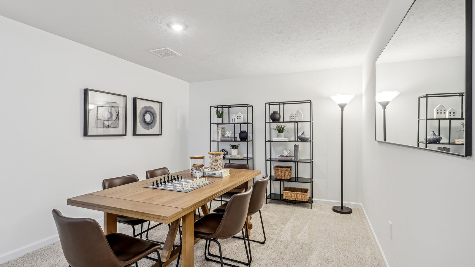 finished lower level