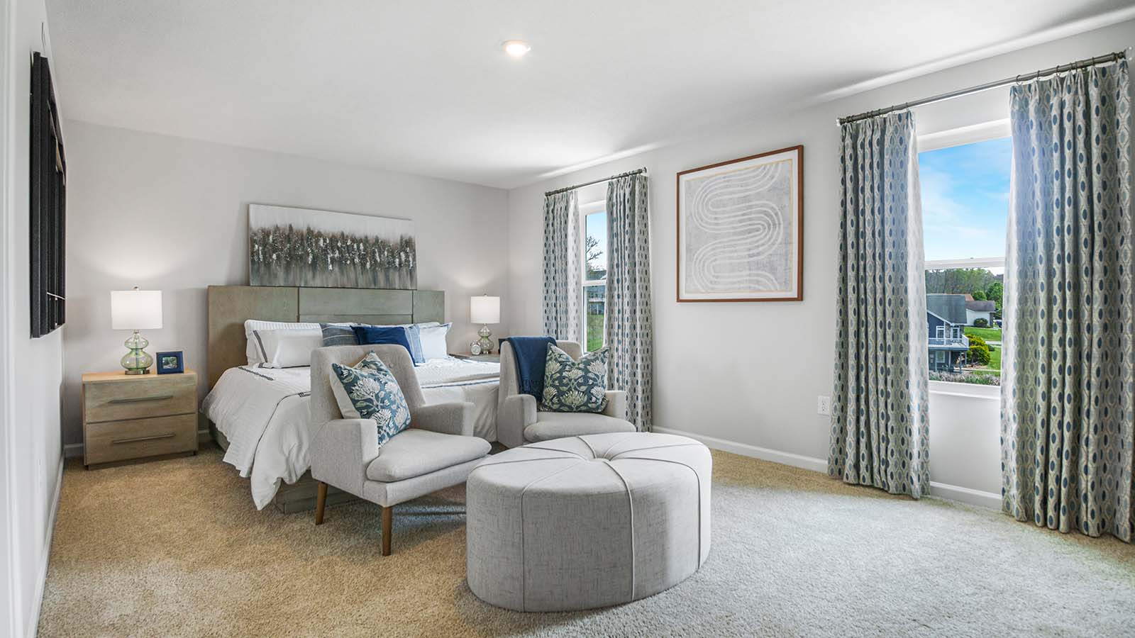 Primary bedroom suite