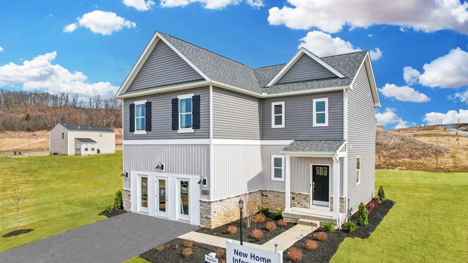 Exterior of Deerfield floorplan