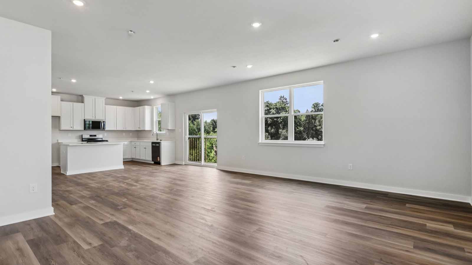 Living room open concept space