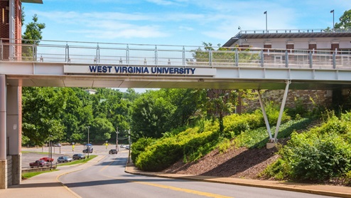 West Virginia University Sign