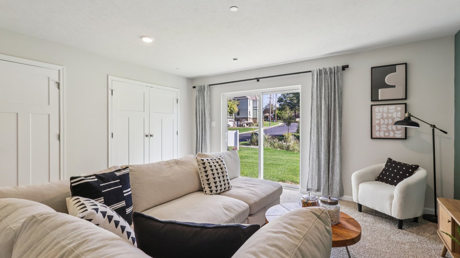 Finished lower level area