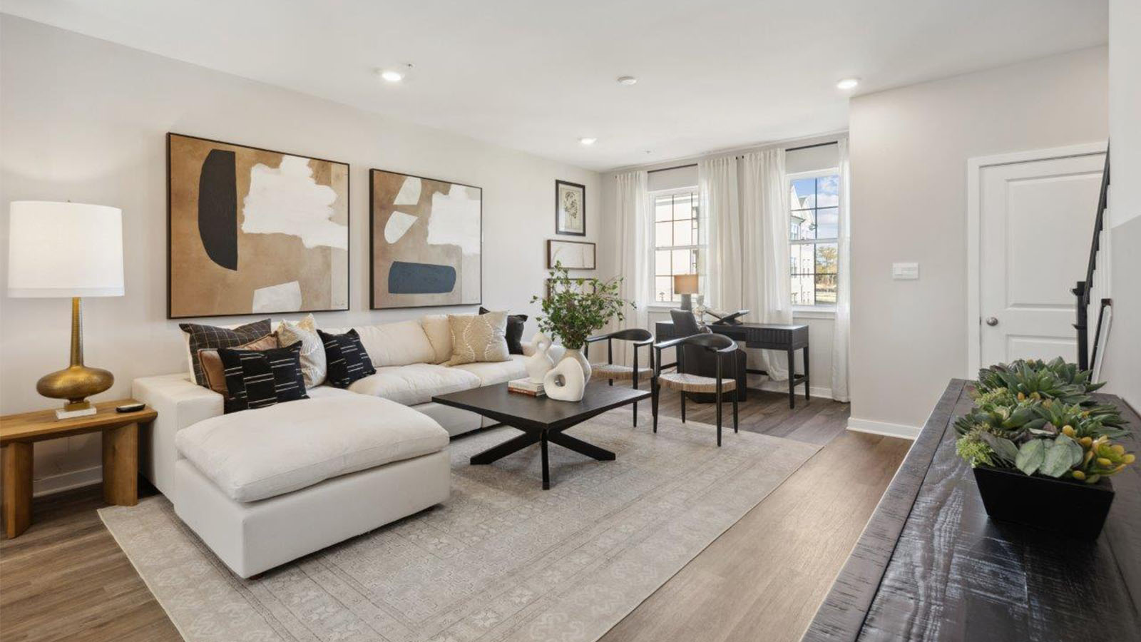 Living room on main level