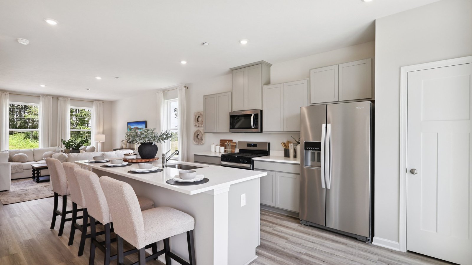 Kitchen with pantry