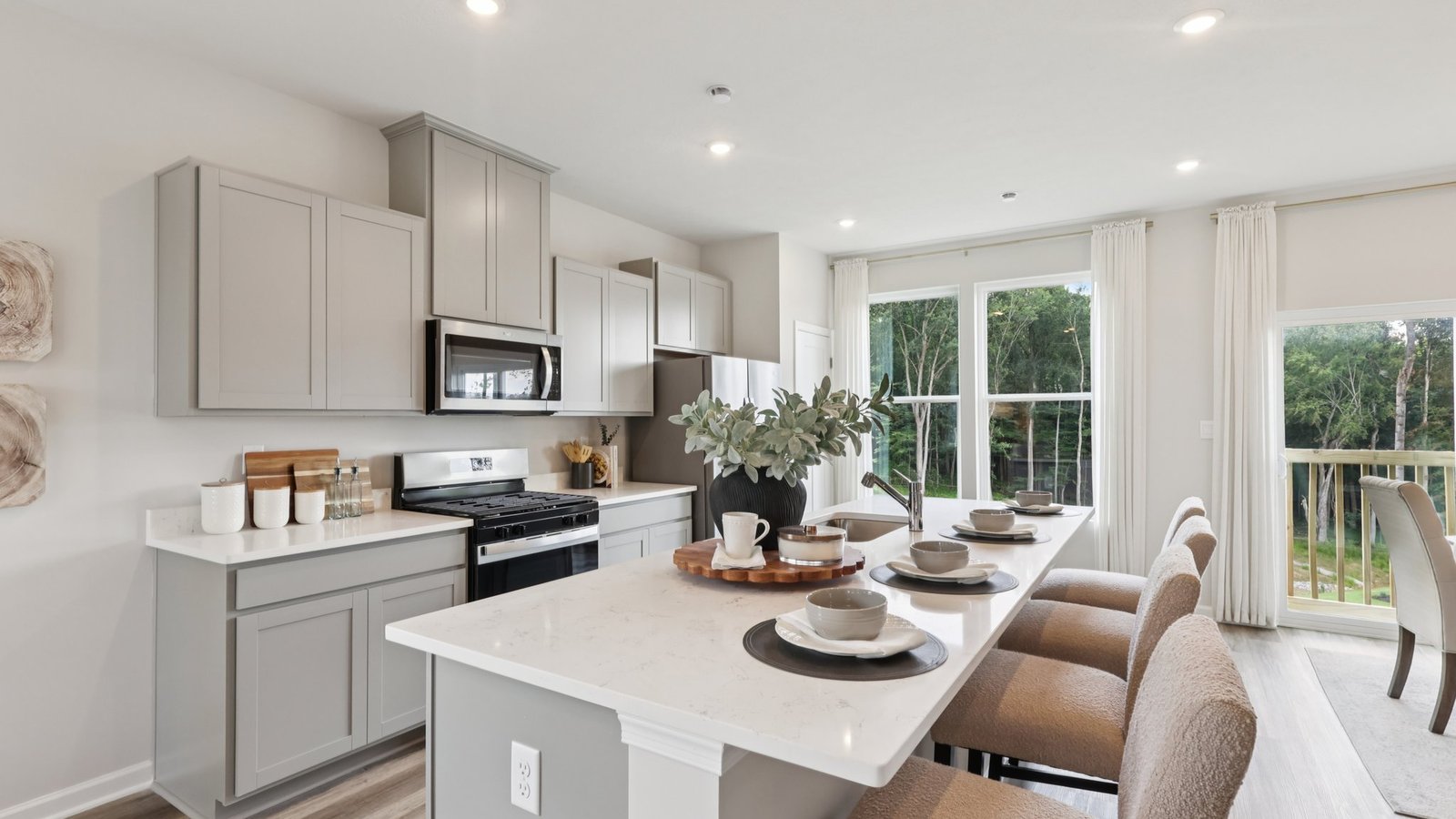 kitchen with stainless steel appliances