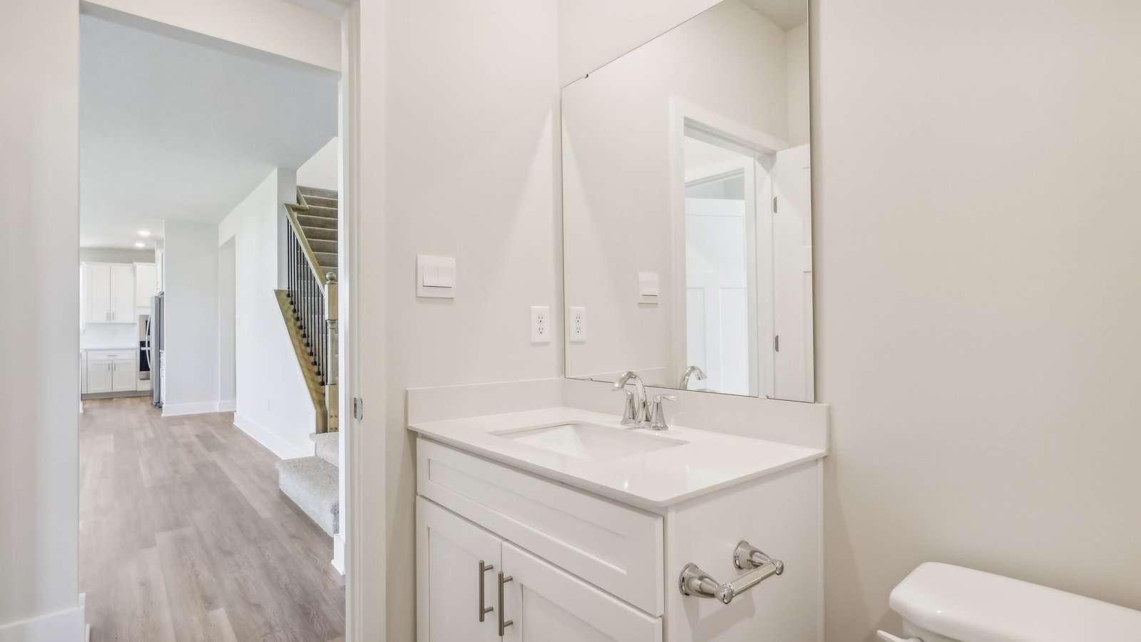 first level half bath