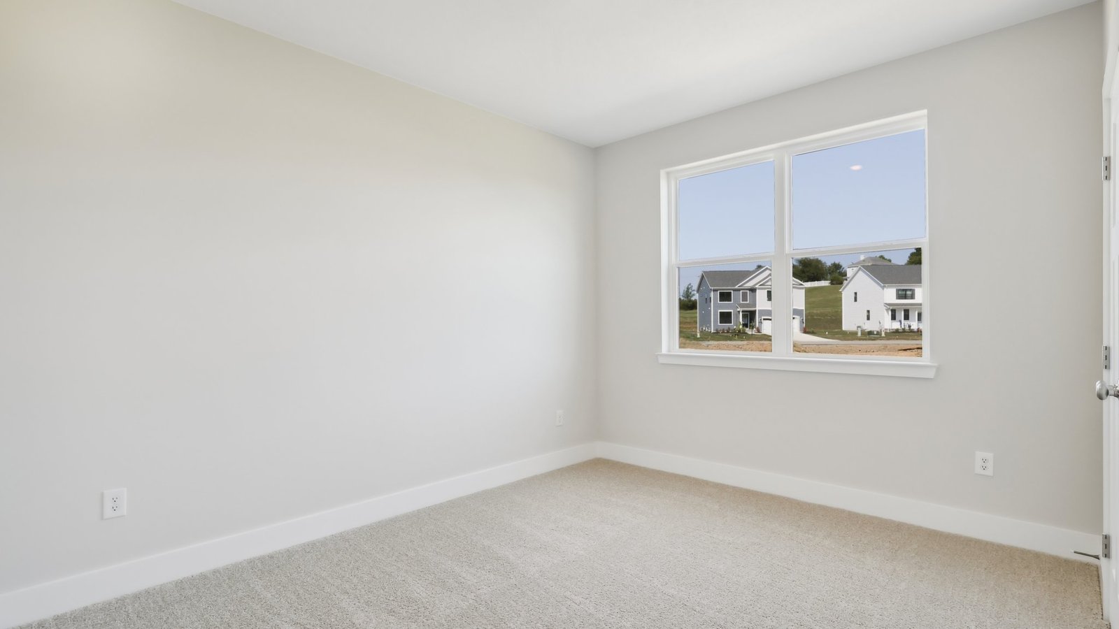 bedroom with large windows