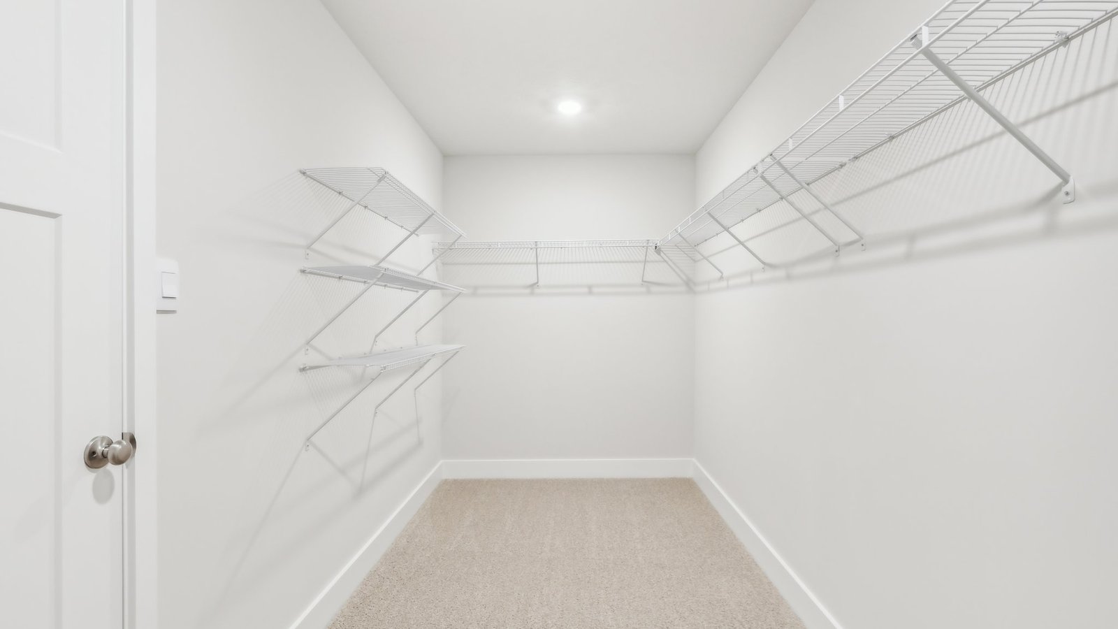primary suite walk-in closet
