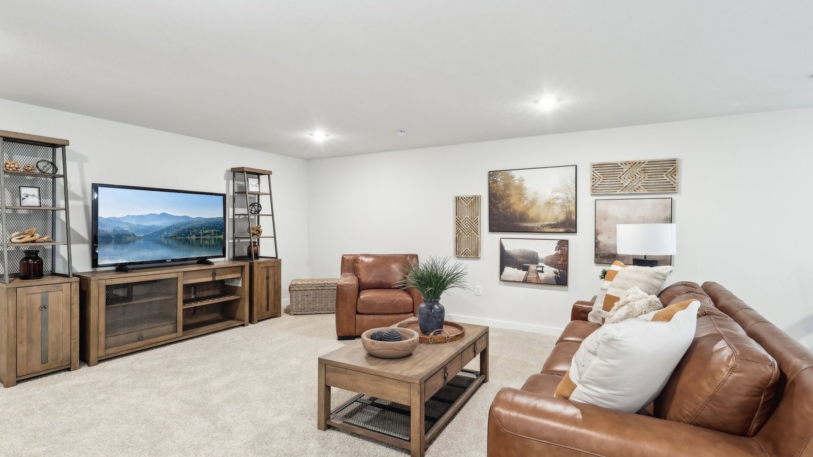 Finished basement