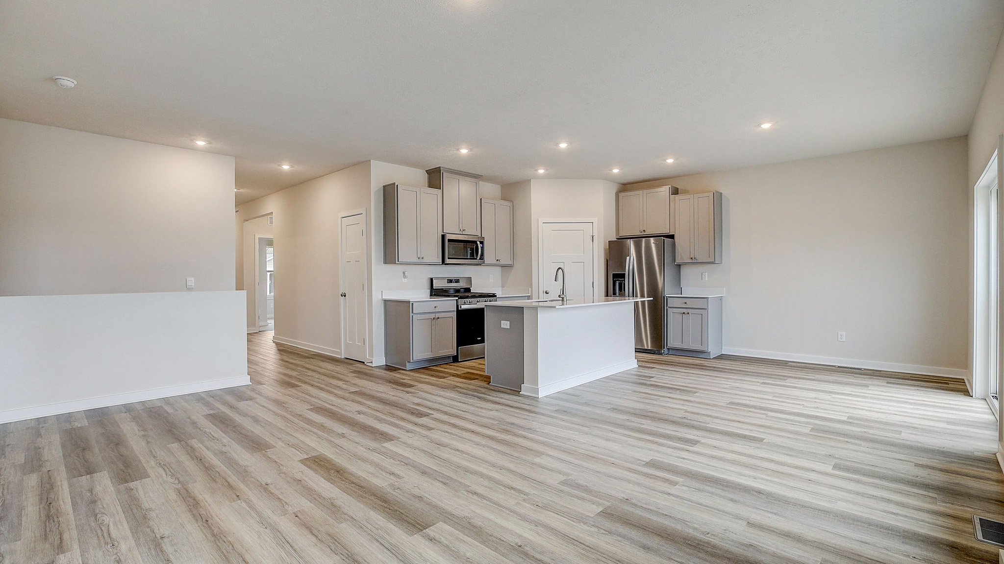 Large open concept living space