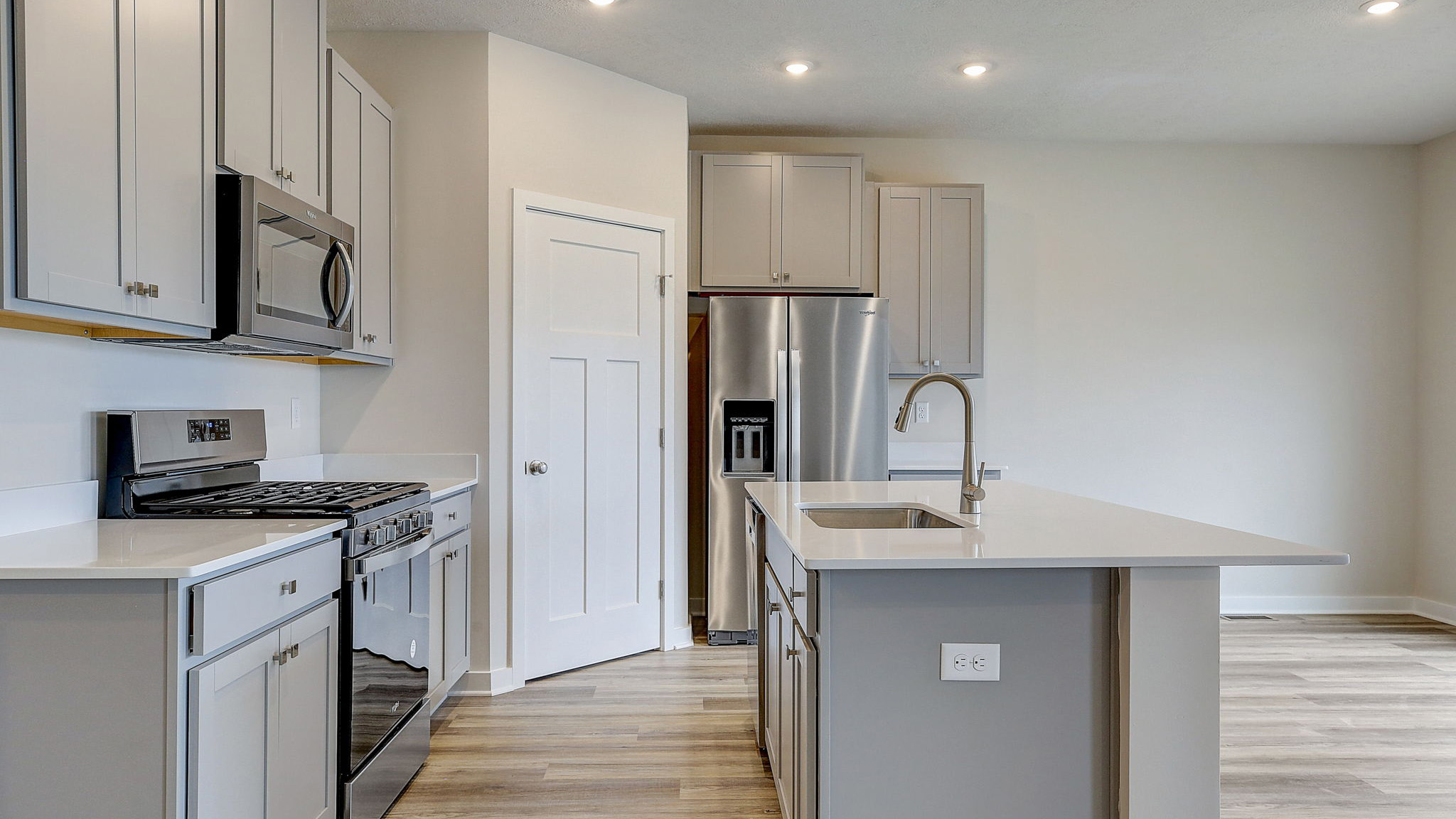 Kitchen with pantry