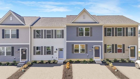 Exterior of Jefferson townhomes