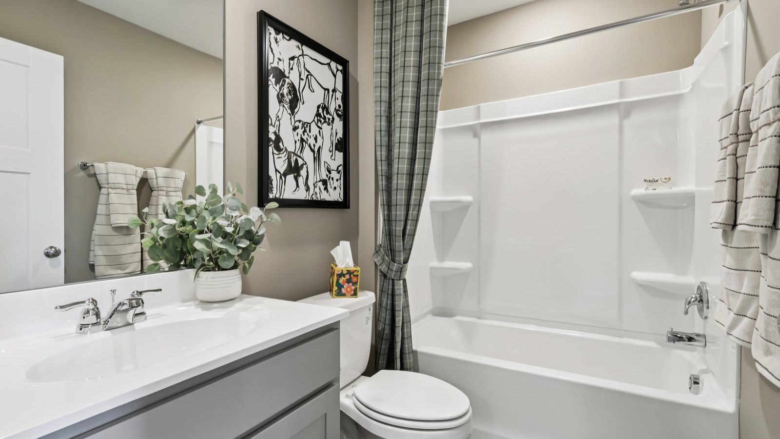 Secondary bathroom