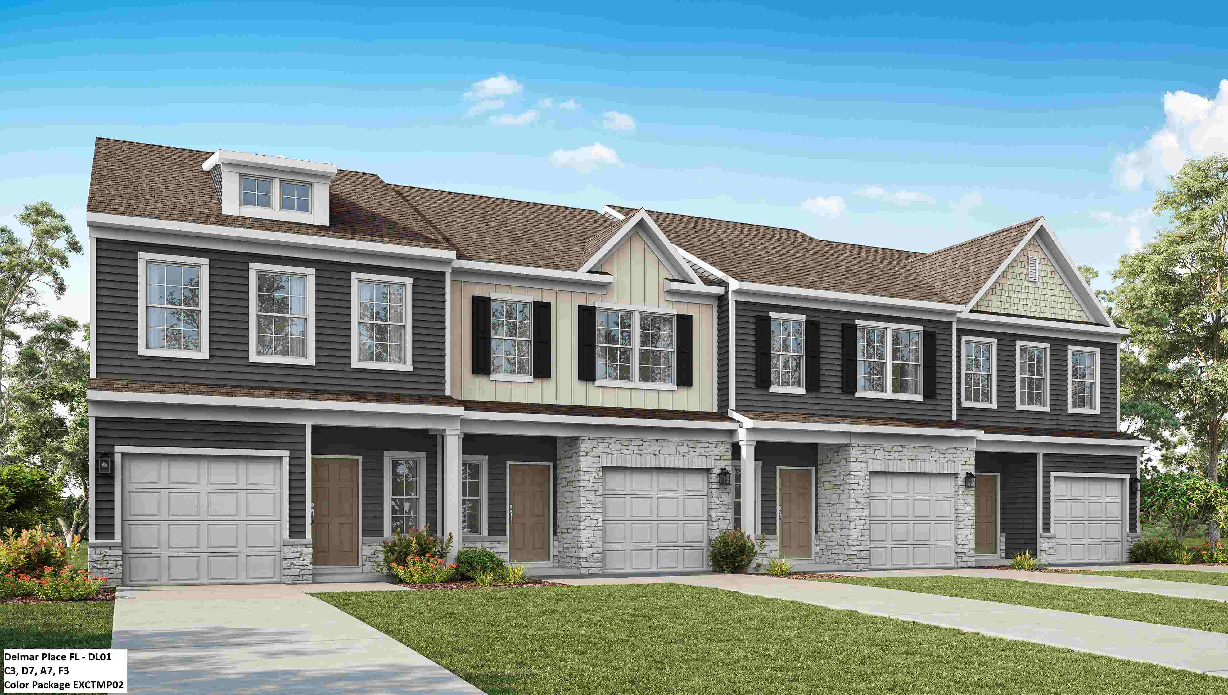 Delmar exterior rendering