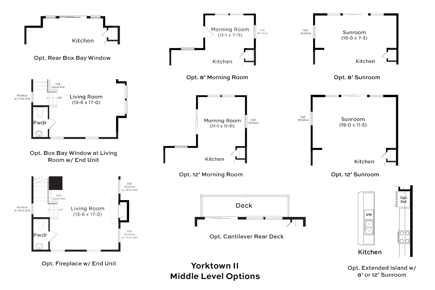 Yorktown II 1st 1st Floor Options Floorplan