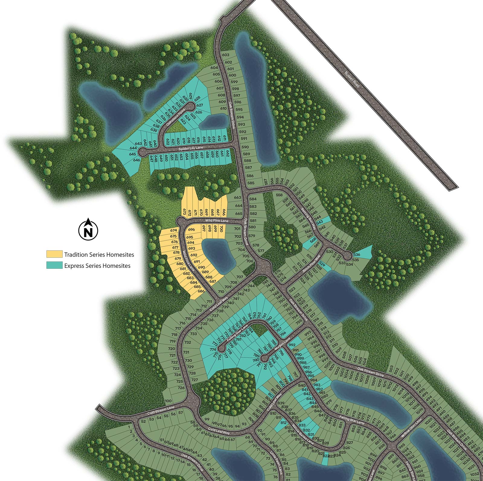 Static Lot Map