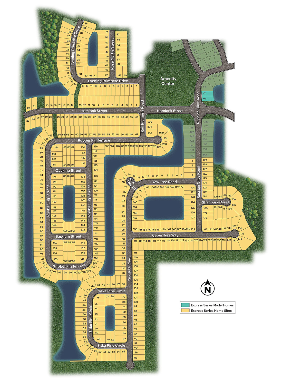 Static Lot Map