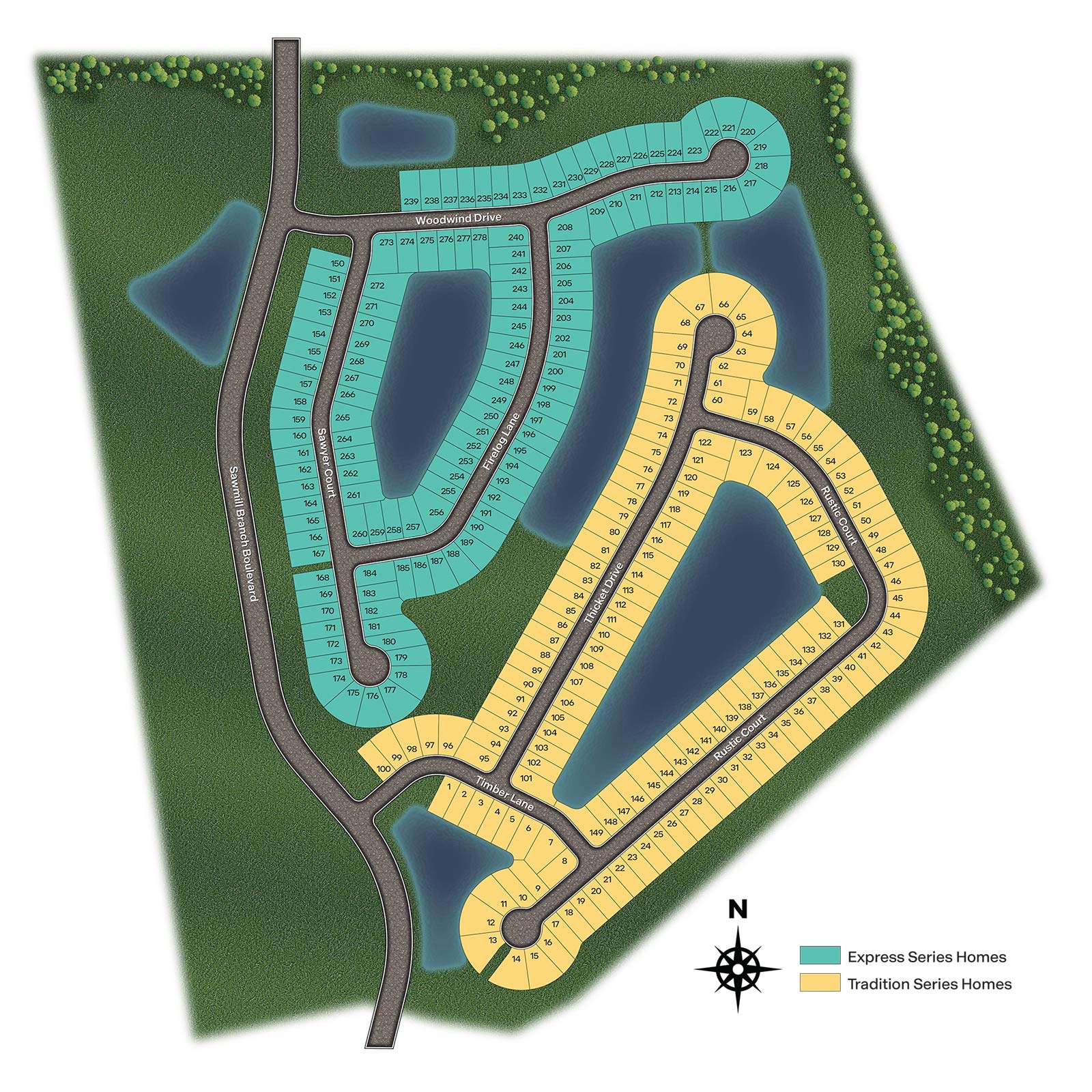 Static Lot Map