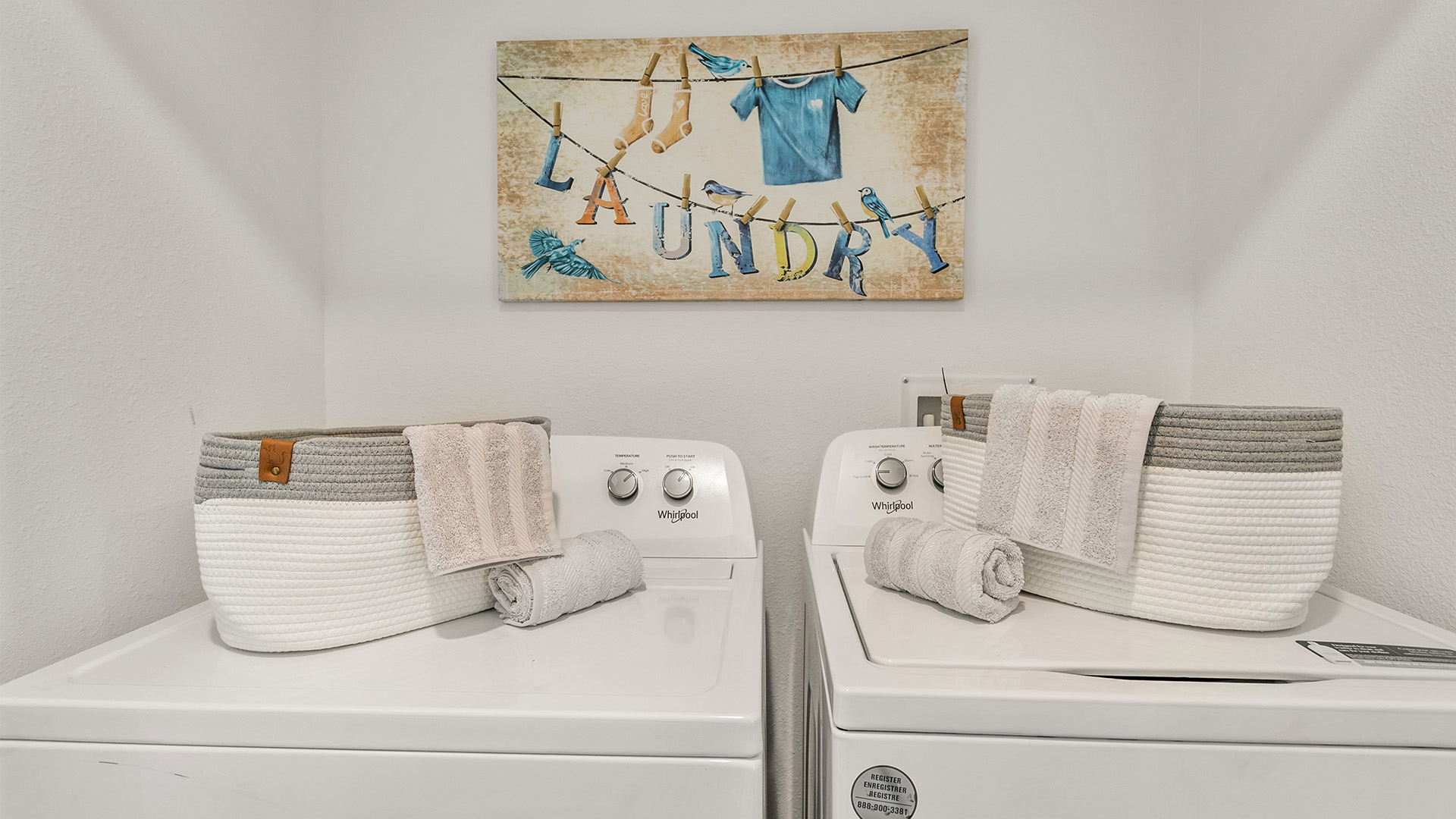 Interior utility room