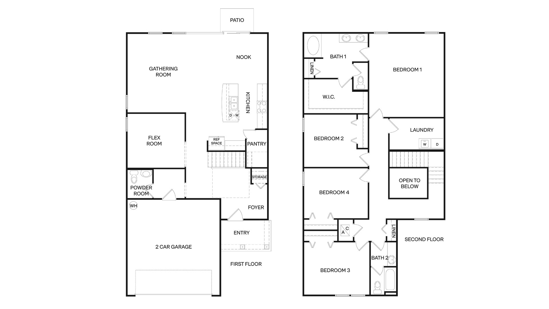 Floor Plan in The Arbors Jacksonville, FL D.R. Horton