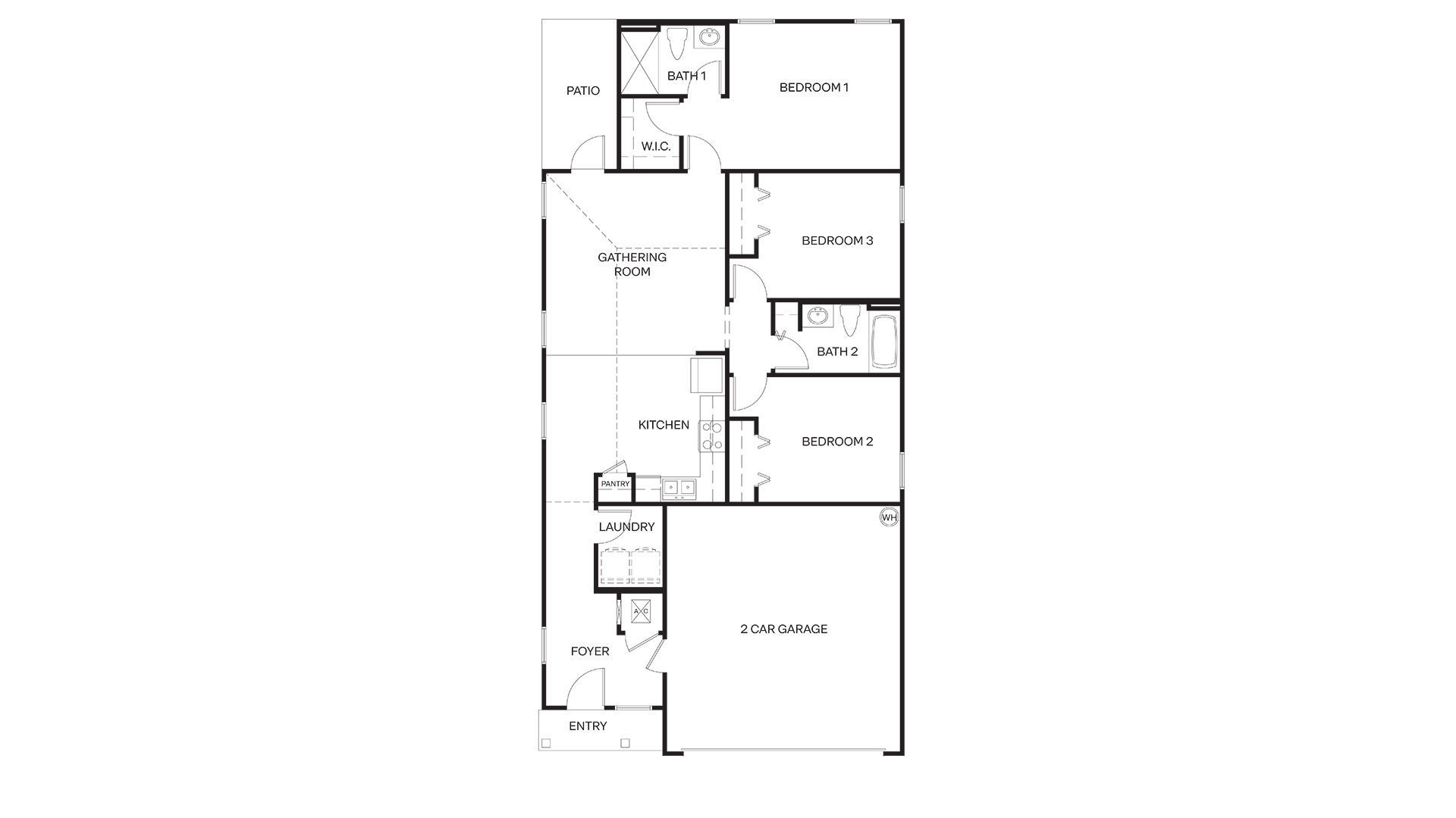 Floor Plan in Grand Reserve Bunnell, FL D.R. Horton
