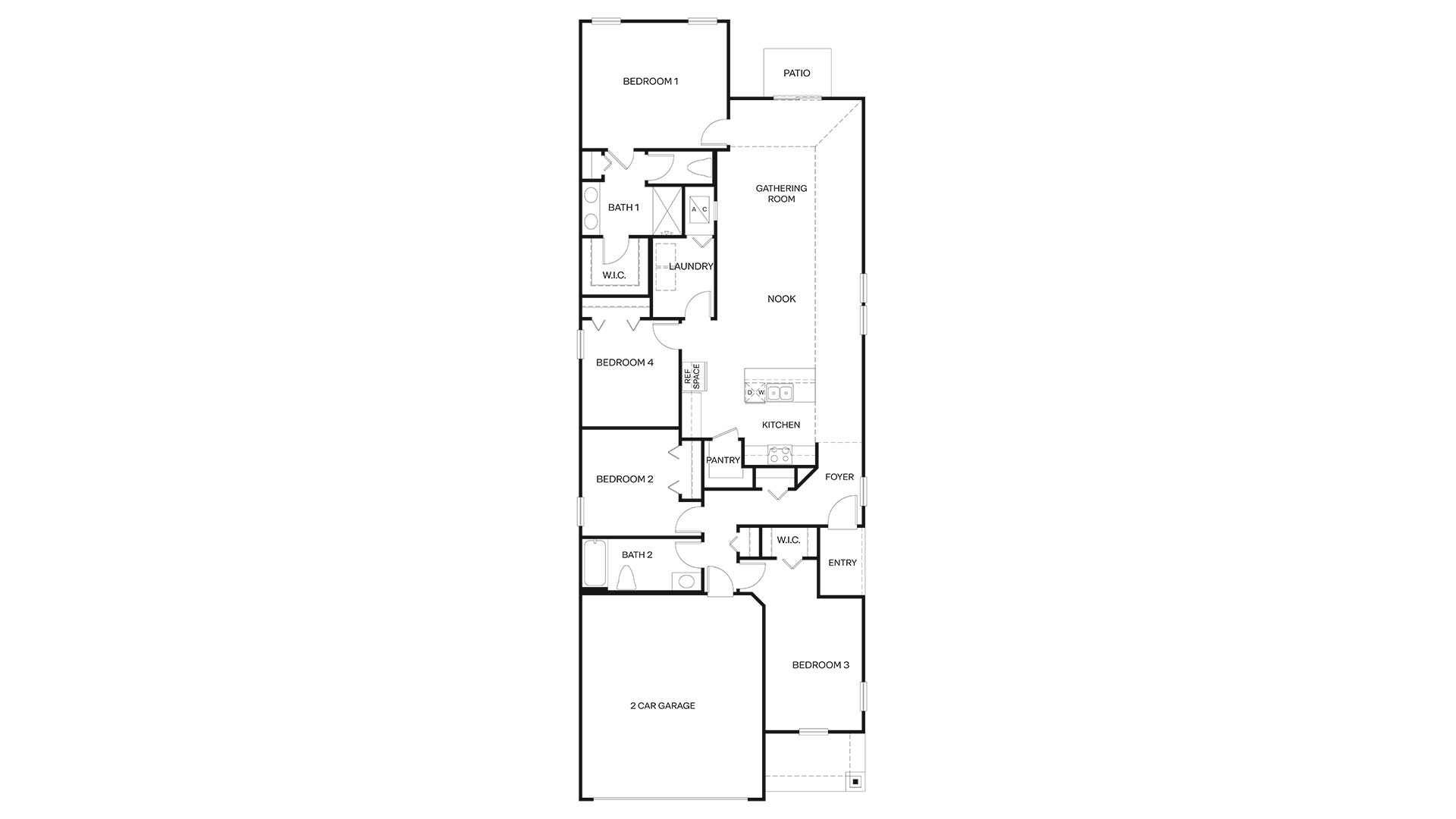 Floor Plan in Grand Reserve Bunnell, FL D.R. Horton