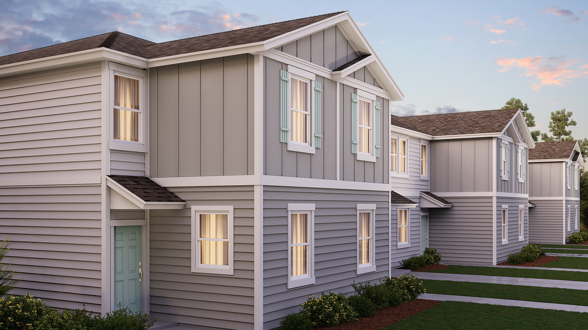 New Homes in Ravenswood Village Townhomes St. Augustine, FL D.R. Horton