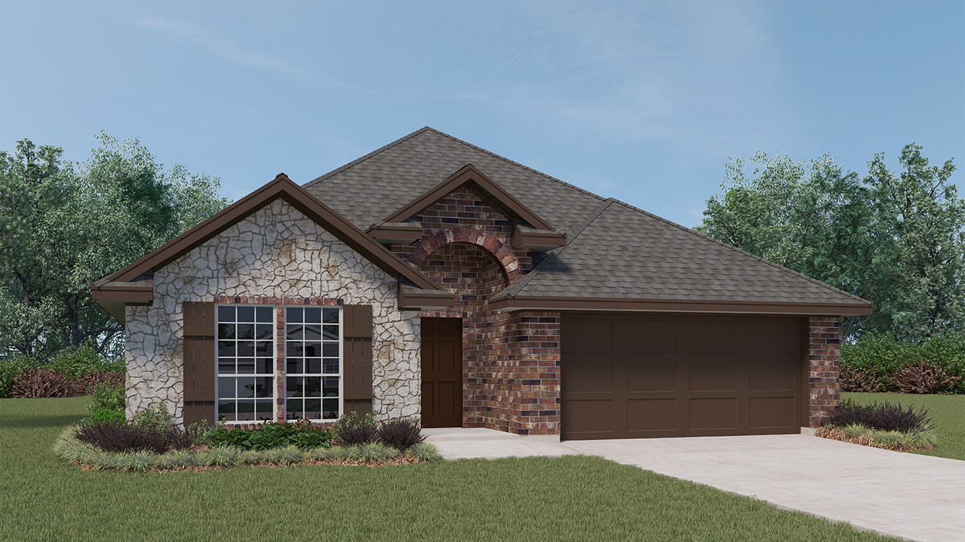 H105 Floorplan in Williamsburg of Fate A Elevation