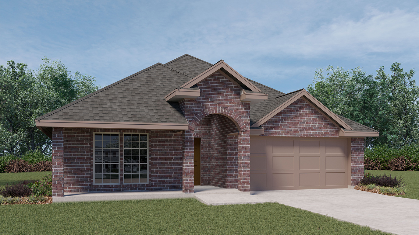 H105 Floorplan in Williamsburg of Fate B Elevation