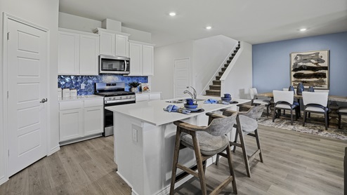 5044 Blazer Way at Fireside by the Lake in Garland, TX kitchen and dining area